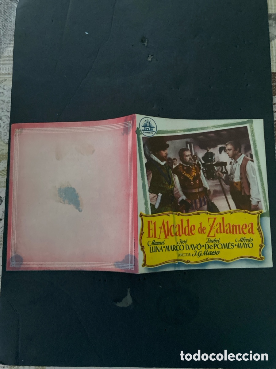 Coleccionismo de carteles: Programaci&oacute;n de Cine El alcalde de Zalamea - Foto 1