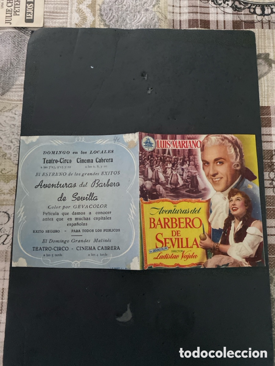 Coleccionismo de carteles: Programaci&oacute;n de Cine Barbero de Sevilla - Foto 1