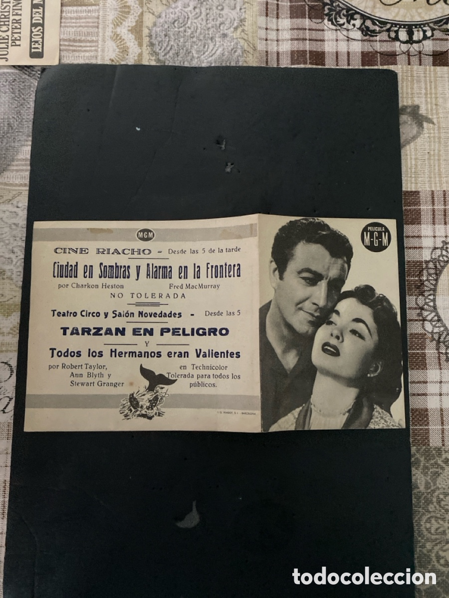 Coleccionismo de carteles: Programaci&oacute;n de Cine Todos los hermanos eran valientes - Foto 1