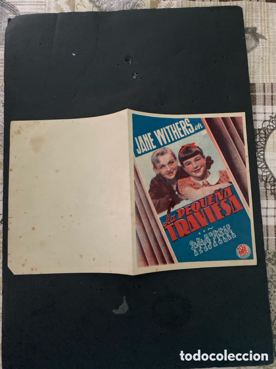 Coleccionismo de carteles: Programaci&oacute;n de Cine La peque&ntilde;a traviesa - Foto 1