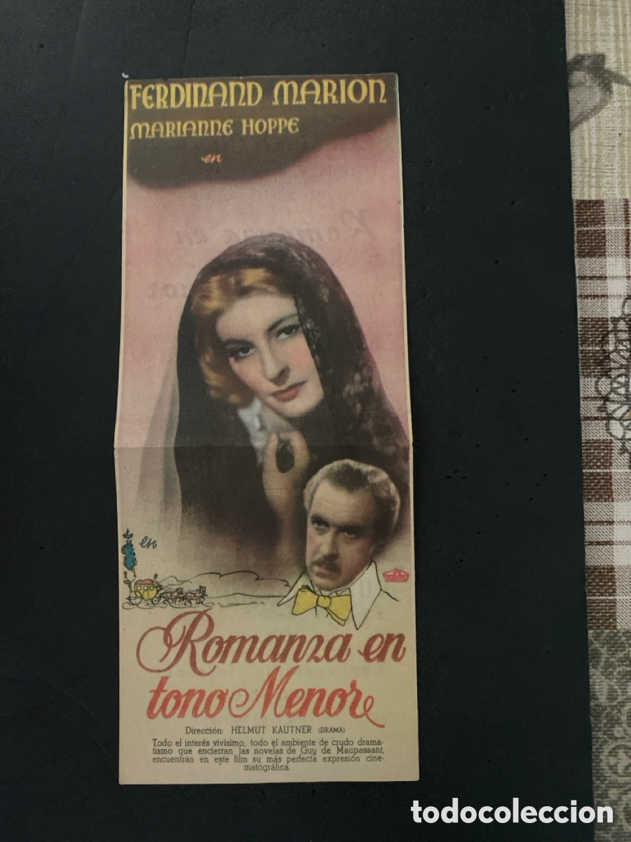 Coleccionismo de carteles: Programaci&oacute;n de Cine Romanza en tono menor - Foto 1