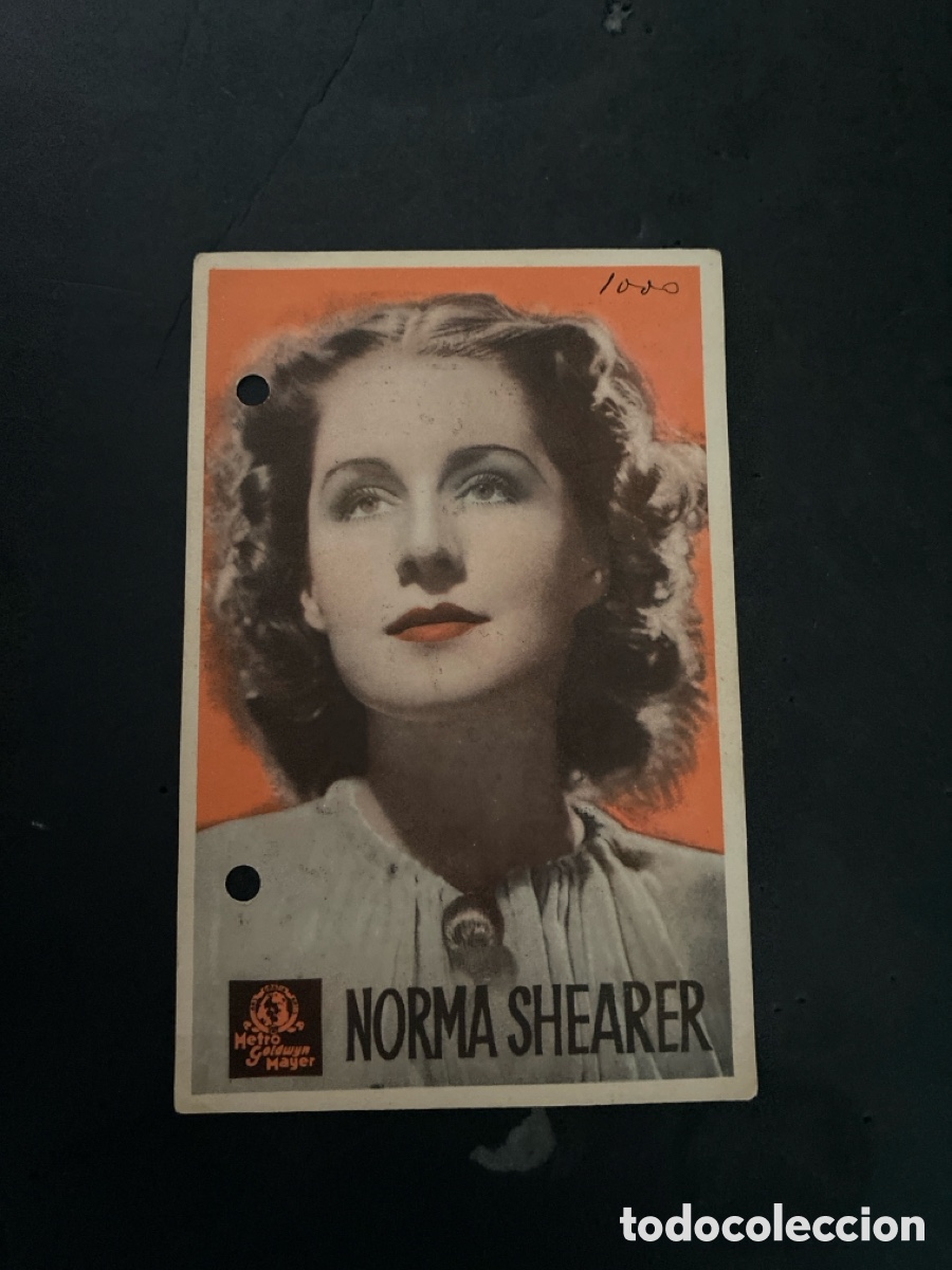 Coleccionismo de carteles: Programaci&oacute;n de Cine Norma Shearer - Foto 1