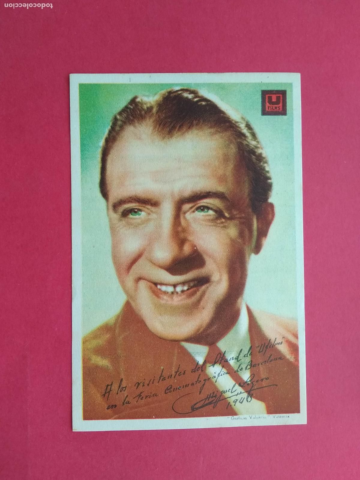 Collectionnisme d'affiches: FOLLETO DE MANO PROGRAMA PROSPECTO DE CINE PELICULA ACTOR / ACTRIZ , MIGUEL LIGERO