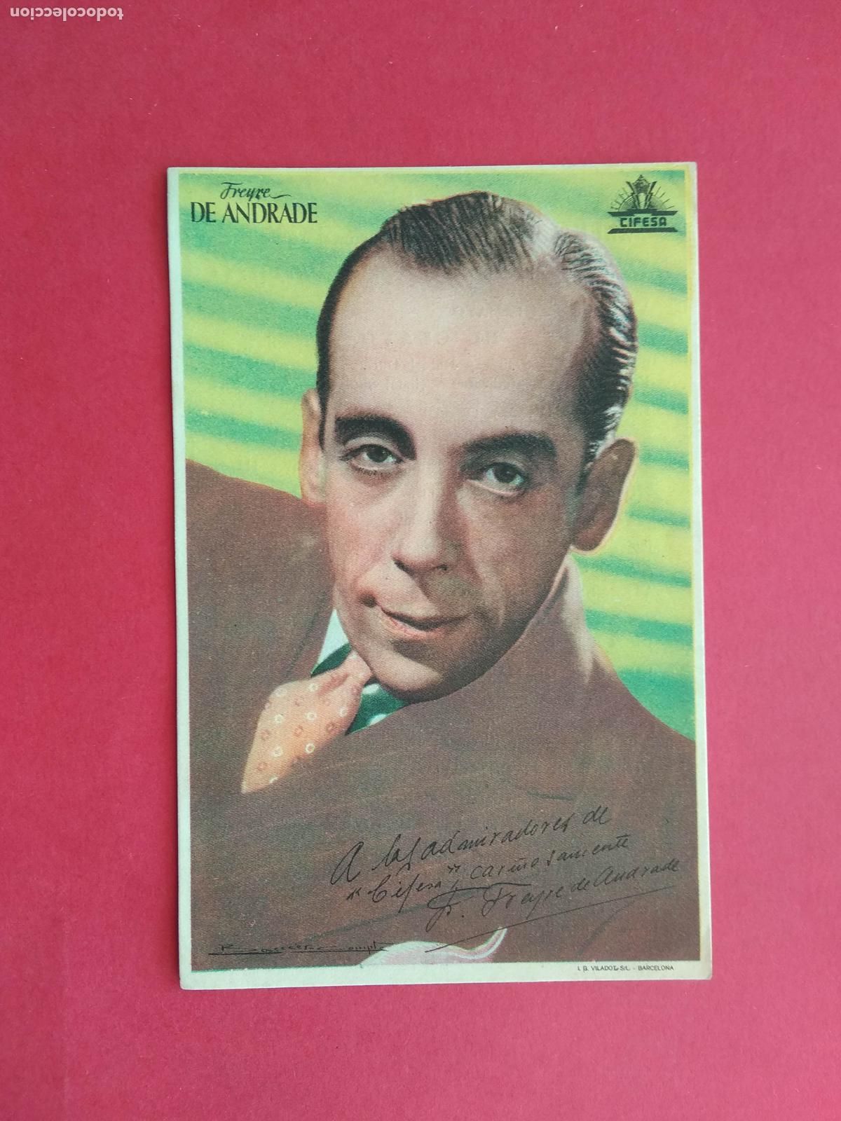 Collectionnisme d'affiches: FOLLETO DE MANO PROGRAMA PROSPECTO DE CINE PELICULA ACTOR / ACTRIZ , FREYRE DE ANDRADE