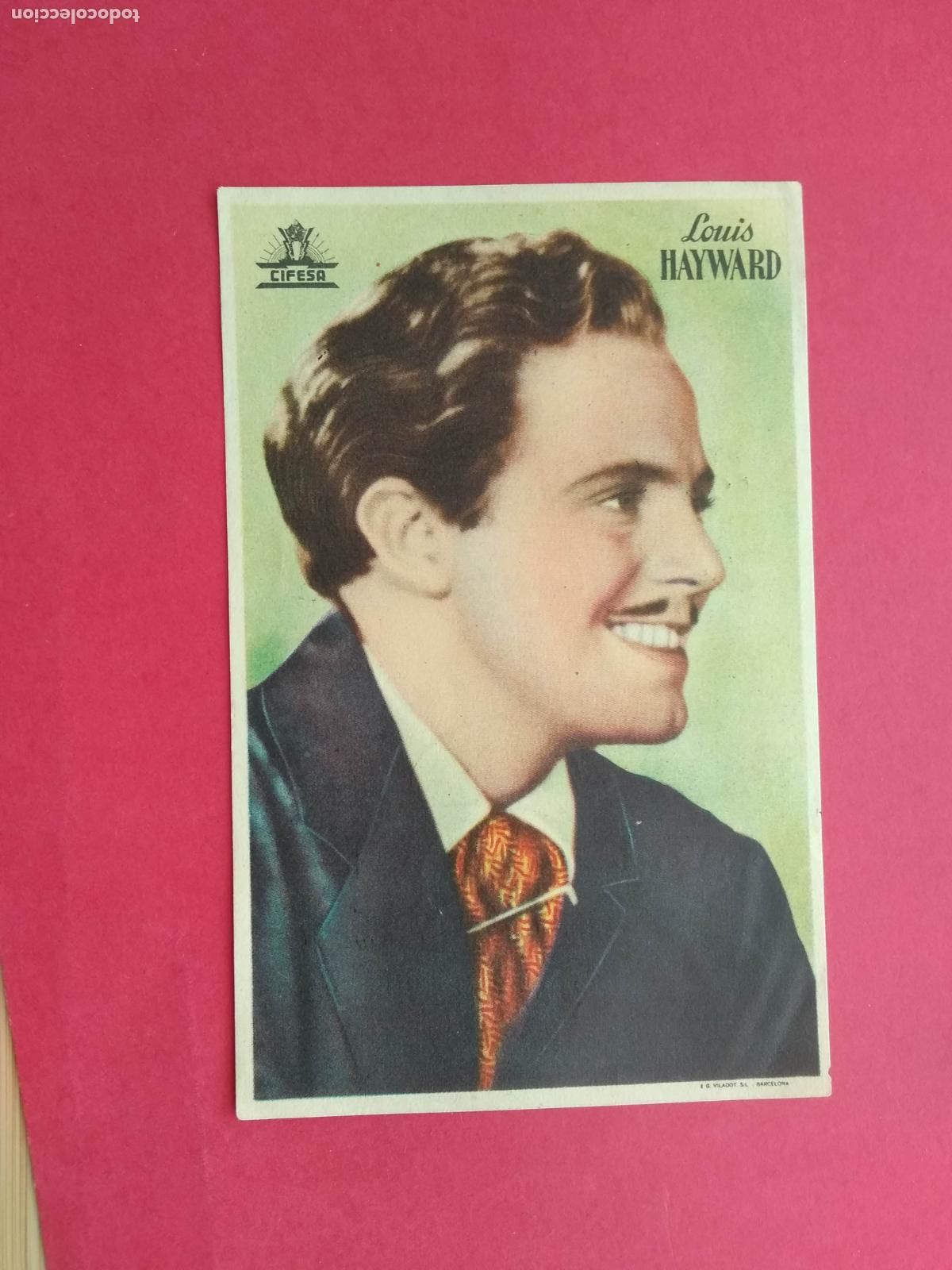 Collectionnisme d'affiches: FOLLETO DE MANO PROGRAMA PROSPECTO DE CINE PELICULA ACTOR / ACTRIZ , LOUIS HAYWARD