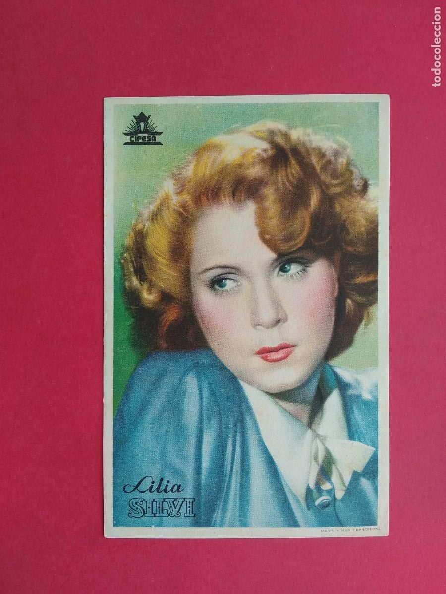 Sammeln von Plakaten: FOLLETO DE MANO PROGRAMA PROSPECTO DE CINE PELICULA ACTOR / ACTRIZ , LILIA SILVI