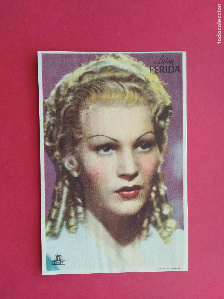 Sammeln von Plakaten: FOLLETO DE MANO PROGRAMA PROSPECTO DE CINE PELICULA ACTOR / ACTRIZ , LUISA FERIDA