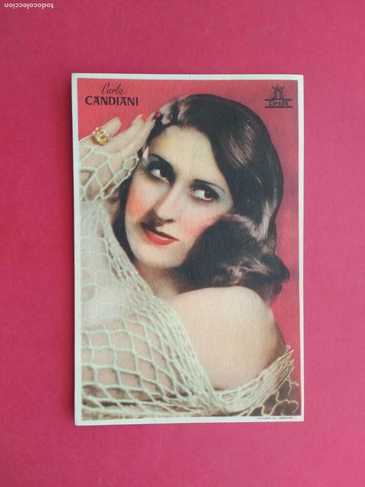 Sammeln von Plakaten: FOLLETO DE MANO PROGRAMA PROSPECTO DE CINE PELICULA ACTOR / ACTRIZ , CARLA CANDIANI