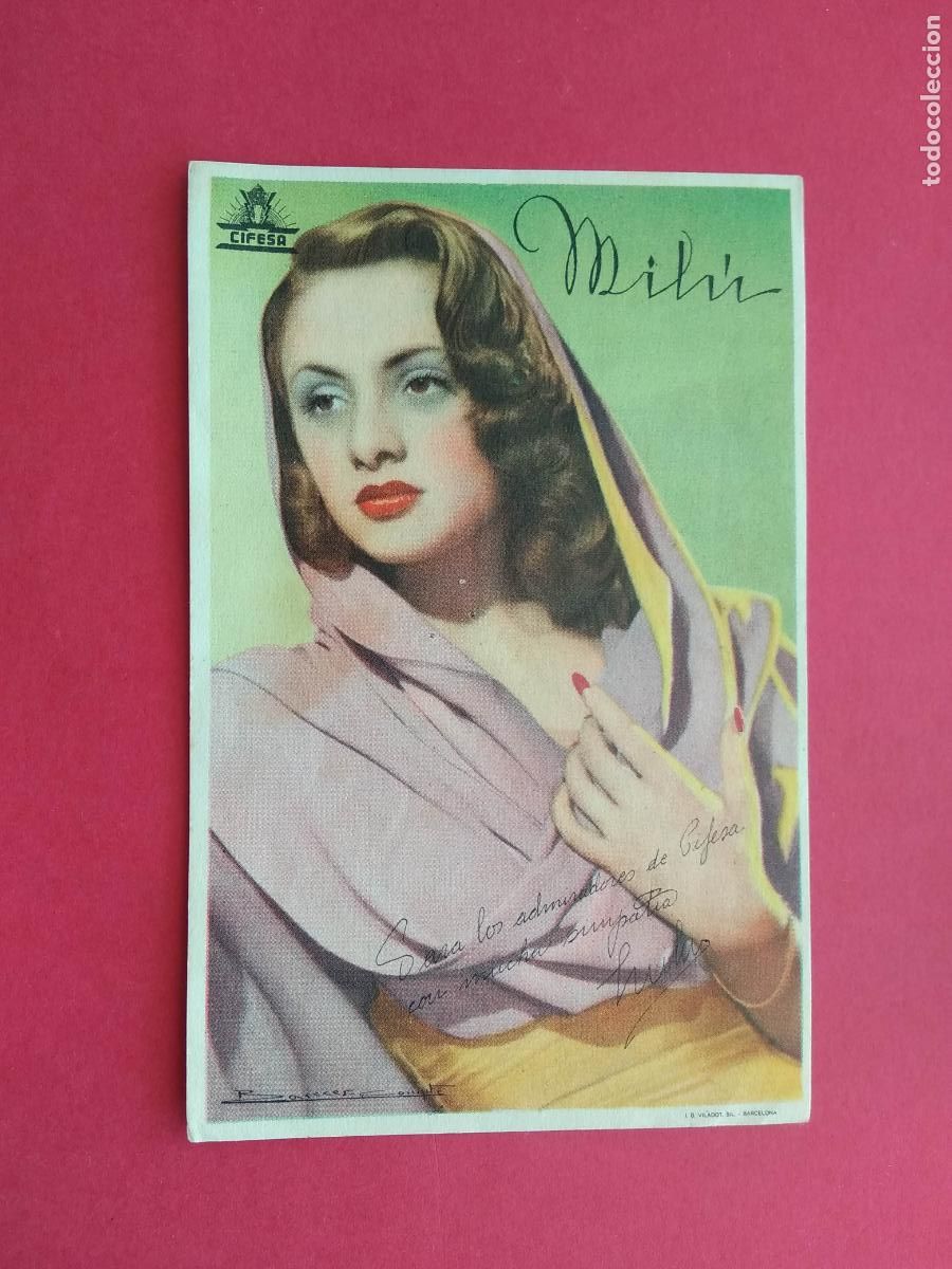 Sammeln von Plakaten: FOLLETO DE MANO PROGRAMA PROSPECTO DE CINE PELICULA ACTOR / ACTRIZ , MILU