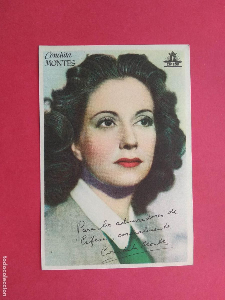 Sammeln von Plakaten: FOLLETO DE MANO PROGRAMA PROSPECTO DE CINE PELICULA ACTOR / ACTRIZ , CONCHITA MONTES