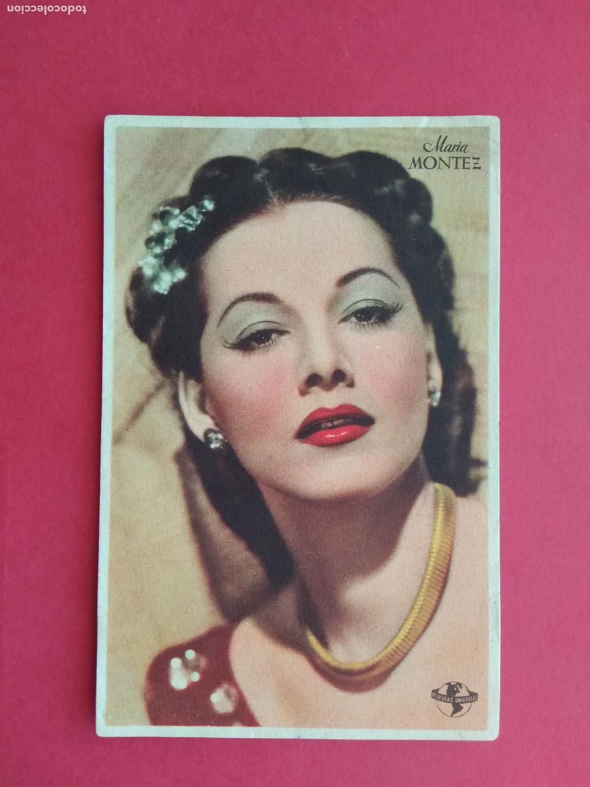 Poster collecting: FOLLETO DE MANO PROGRAMA PROSPECTO DE CINE PELICULA ACTOR / ACTRIZ , MARIA MONTEZ