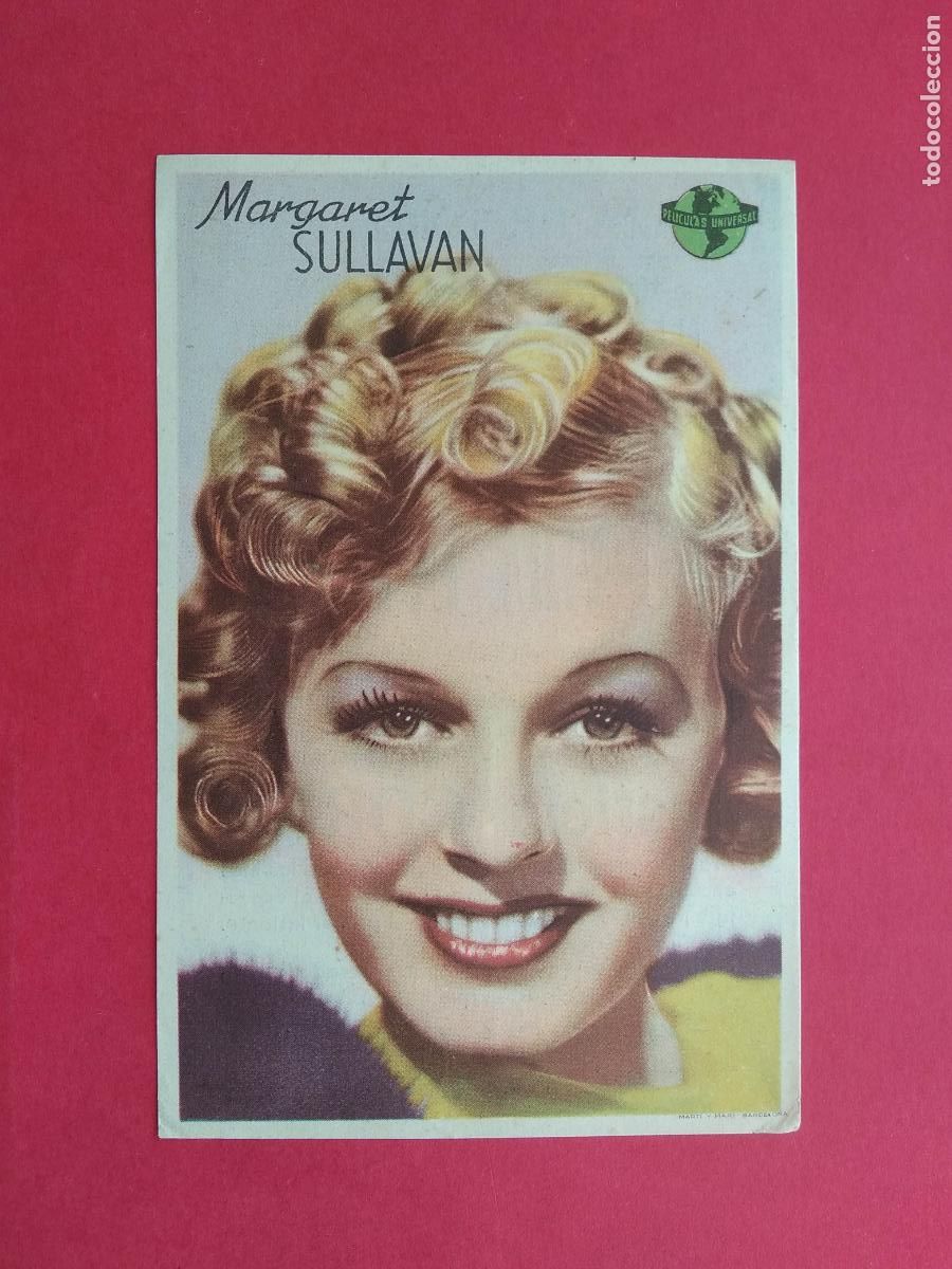 Poster collecting: FOLLETO DE MANO PROGRAMA PROSPECTO DE CINE PELICULA ACTOR / ACTRIZ , MARGARET SULLAVAN