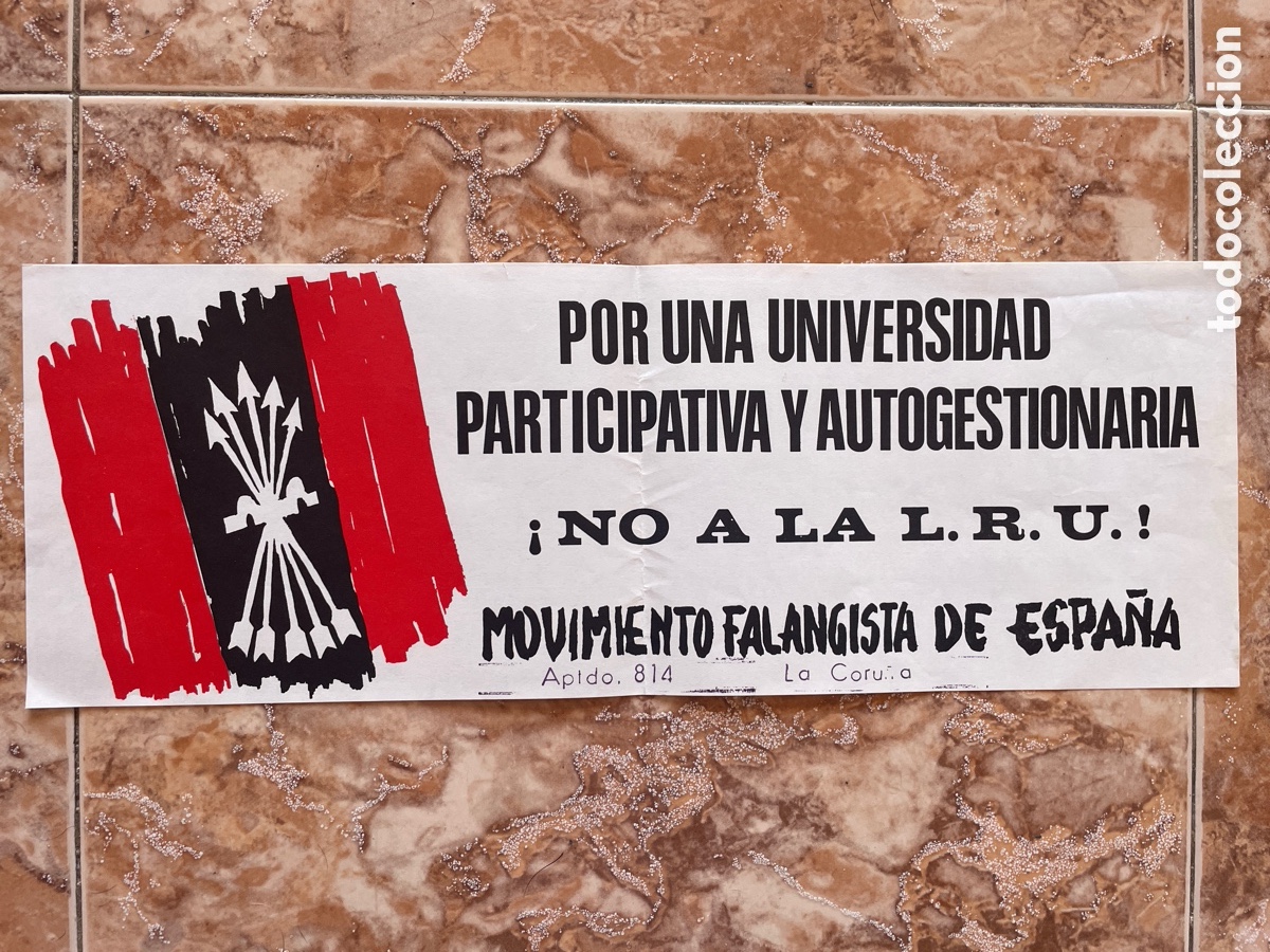 Poster collecting: Cartel del Movimiento falangista de Espa&ntilde;a