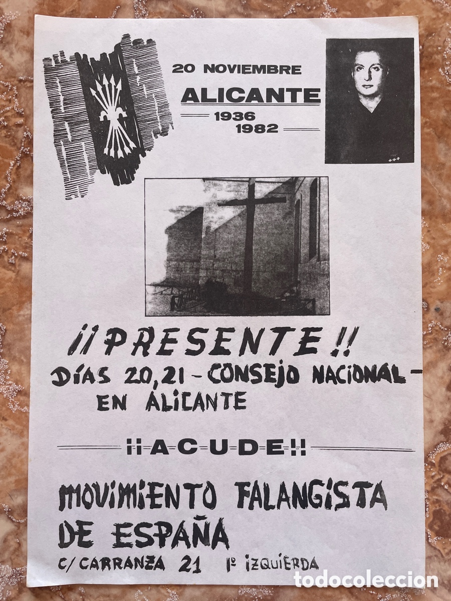 Poster collecting: Cartel del Movimiento falangista de Espa&ntilde;a.