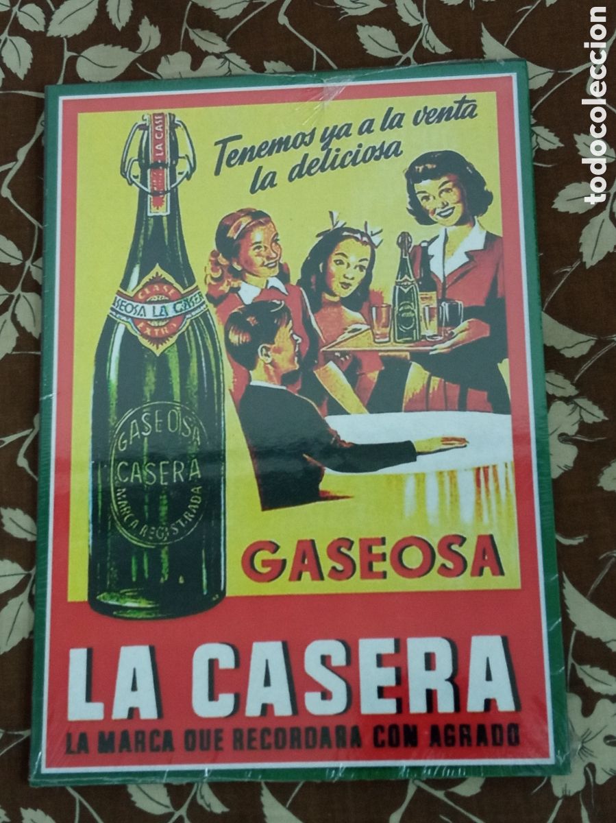 Collectionnisme d'affiches: Bonito cartel,La Casera, mide 21,3x15,1cm