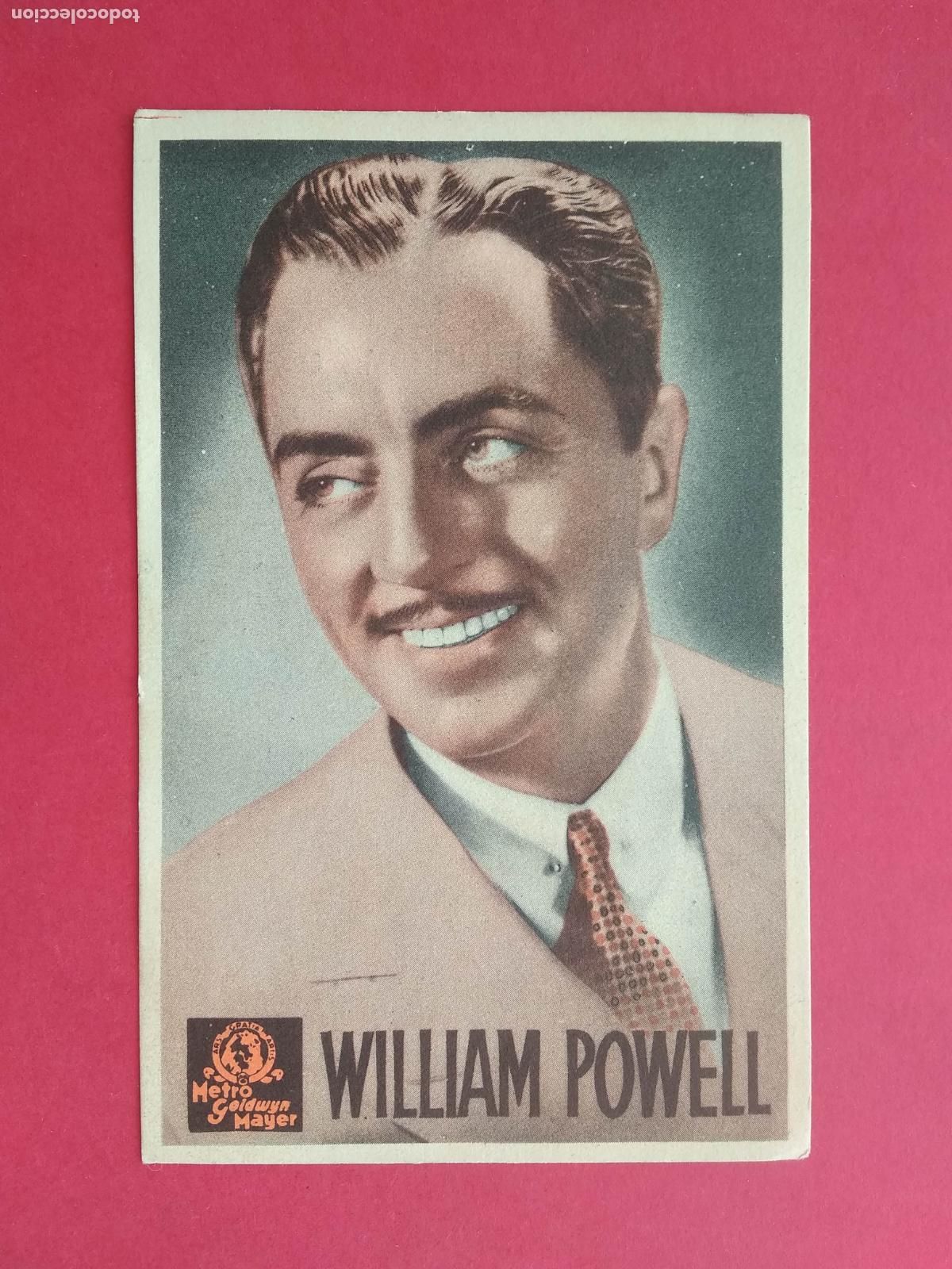 Collectionnisme d'affiches: FOLLETO DE MANO PROGRAMA PROSPECTO DE CINE PELICULA ACTOR / ACTRIZ , WILLIAM POWELL