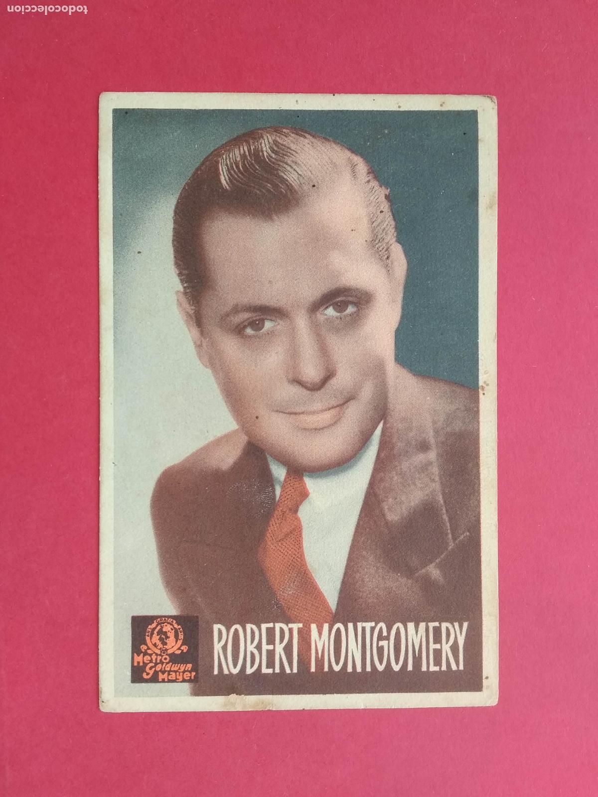 Collectionnisme d'affiches: FOLLETO DE MANO PROGRAMA PROSPECTO DE CINE PELICULA ACTOR / ACTRIZ , ROBERT MONTGOMERY