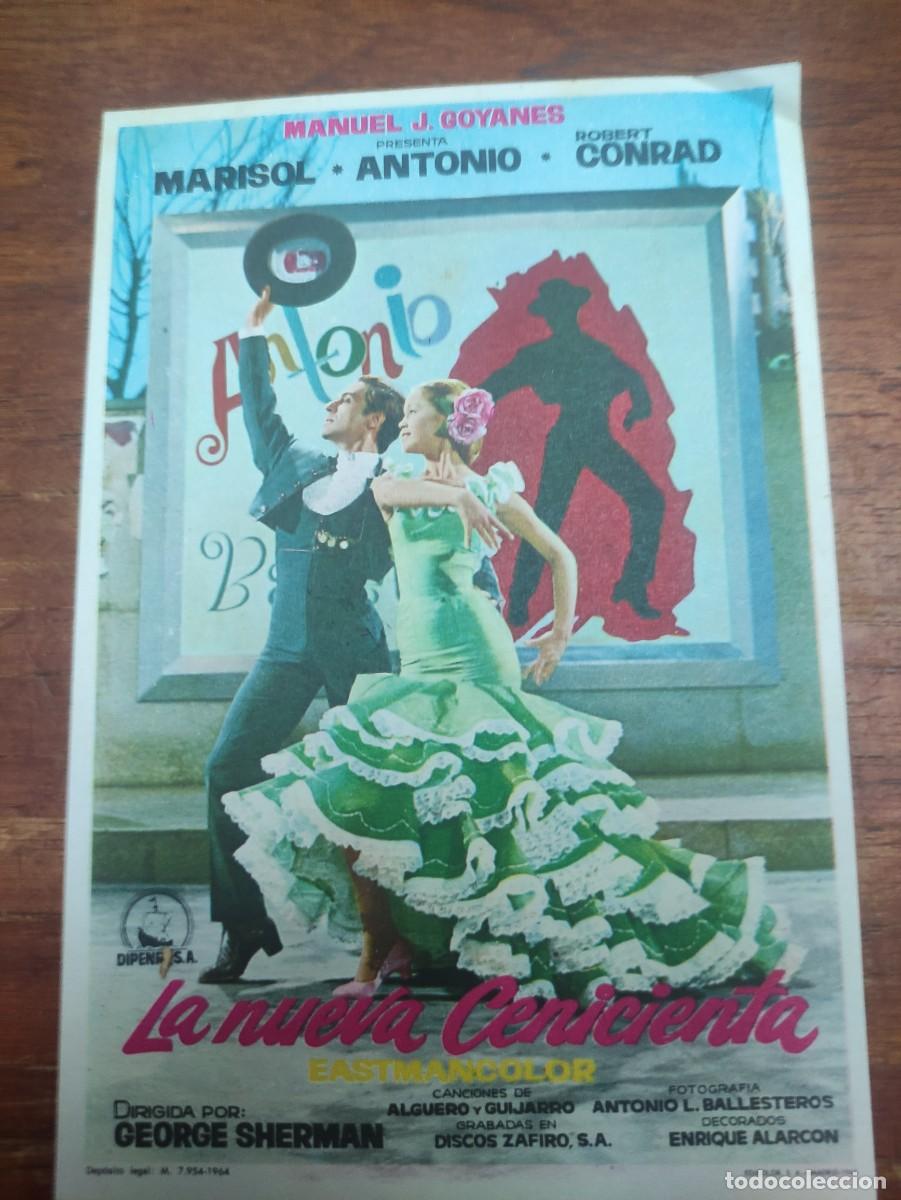 Coleccionismo de carteles: La nueva cenicienta. Marisol. Programa de cine peque&ntilde;o. - Foto 1