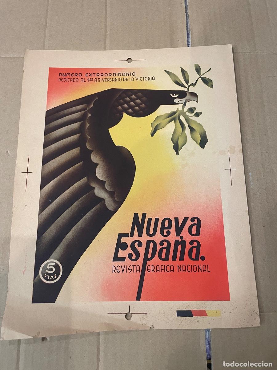 Poster collecting: NUEVA ESPA&Ntilde;A -revista gr&aacute;fica nacional PRUEBA DE IMPRENTA del n&uacute;mero extraordinario DEDICADO AL 1er.