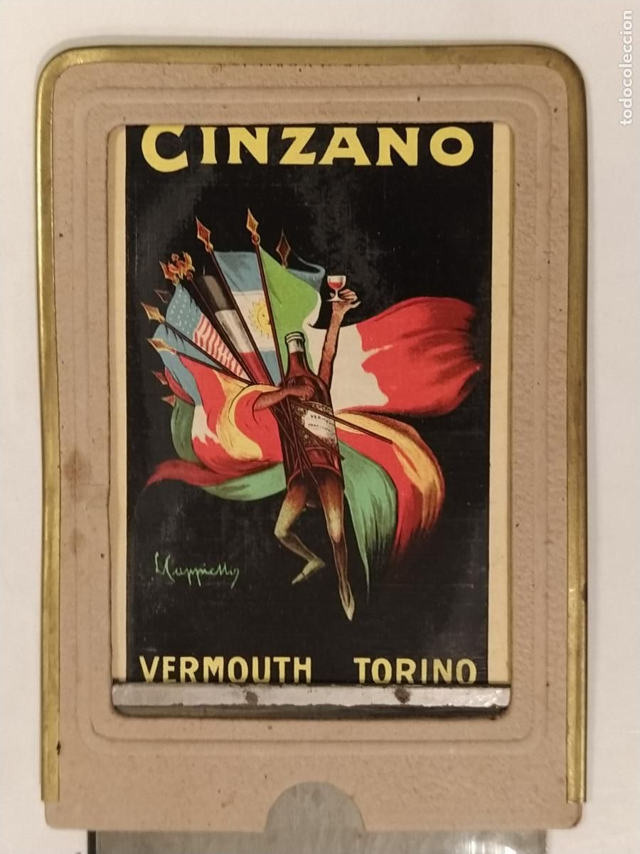 Sammeln von Plakaten: VERMOUTH CINZANO - BLOK BARCELONA - PUBLICIDAD ANTIGUA ORIGINAL - VER FOTOS