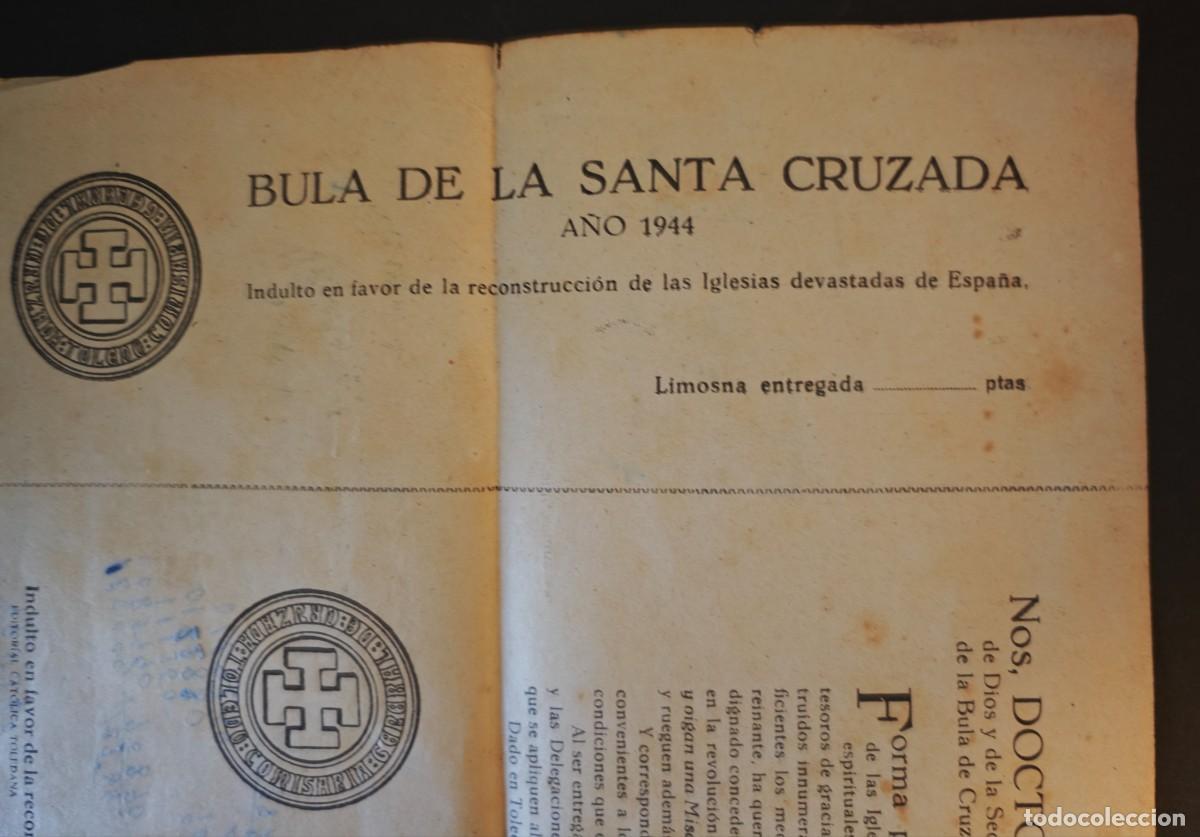 Coleccionismo de carteles: BULA DE LA SANTA CRUZADA - Foto 2