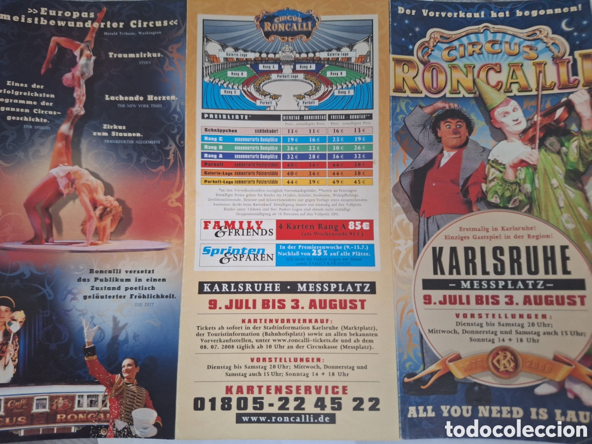 Coleccionismo de carteles: Circus Roncalli Alemania - Foto 1