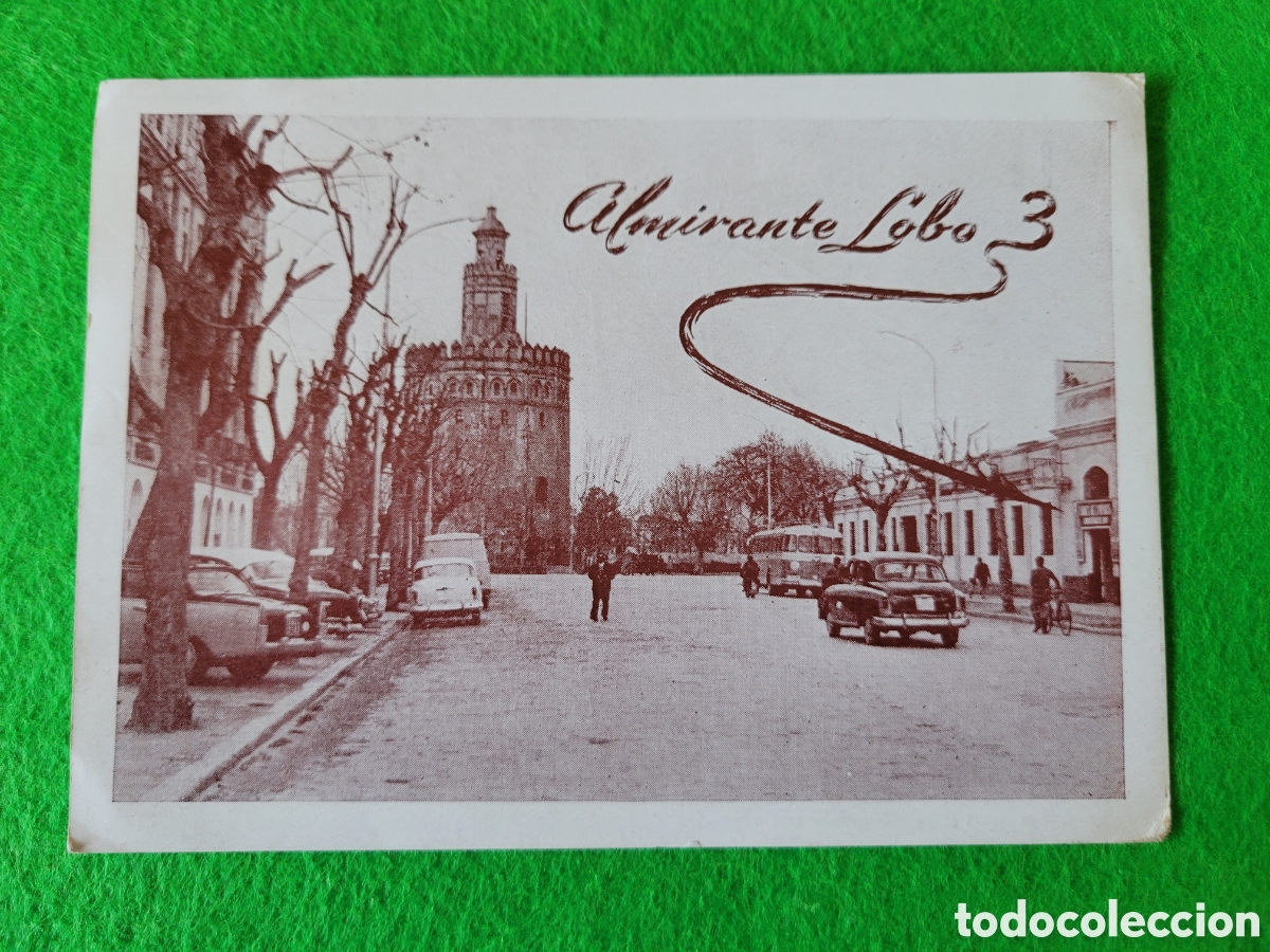 Collectionnisme d'affiches: ANTIGUA TARJETA PUBLICITARIA COMERCIO DE SEVILLA