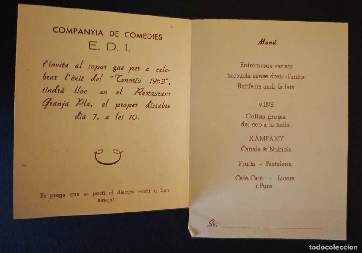 Coleccionismo de carteles: D. JUAN TENORIO - IGUALADA - Foto 4