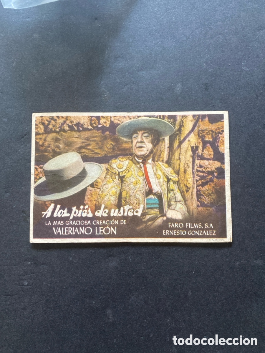 Sammeln von Plakaten: Programaci&oacute;n de cine A los pies de usted