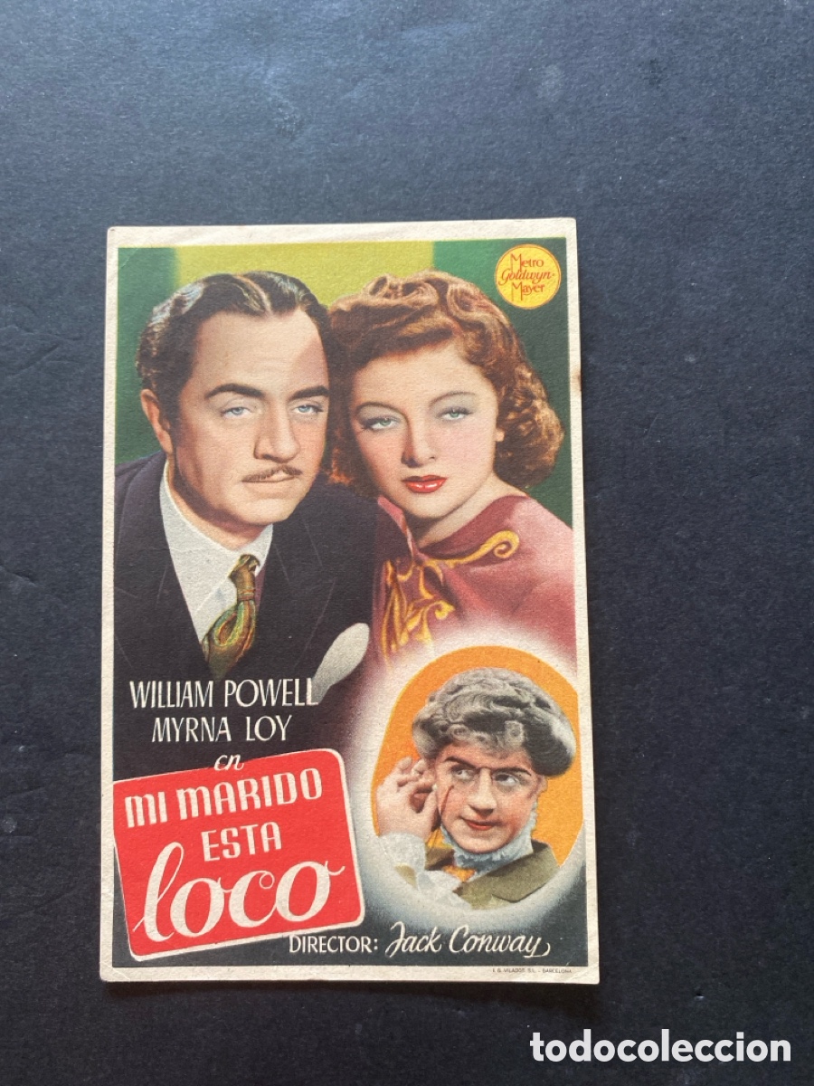 Sammeln von Plakaten: Programaci&oacute;n de cine Mi marido est&aacute; loco