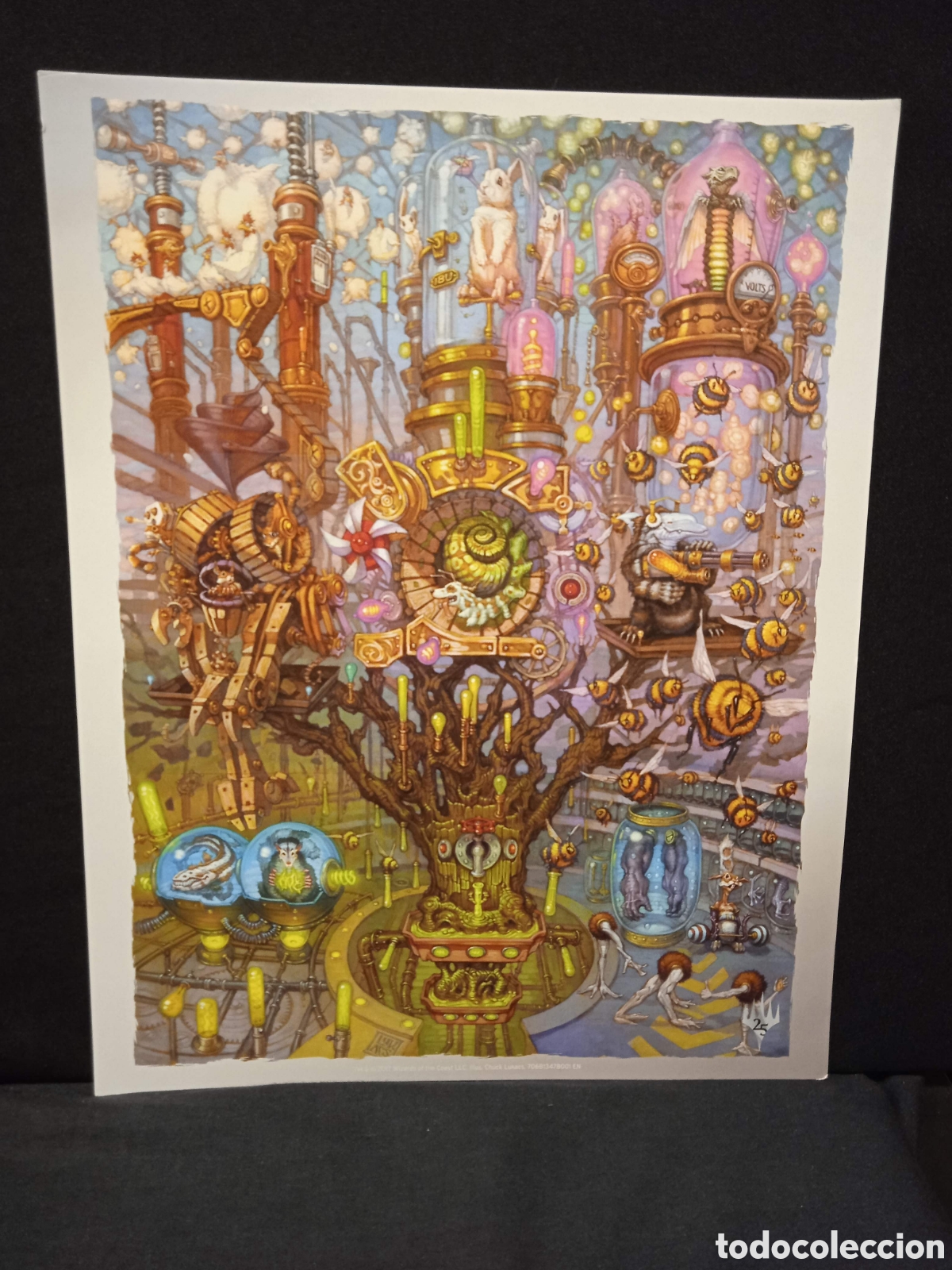 Collectionnisme d'affiches: CROSSBREED LABS CONTRAPTION / L&Aacute;MINA DE ARTE DE MAGIC THE GATHERING - CHUCK LUKACS #CARPROJA