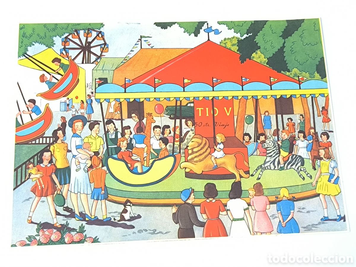 Sammeln von Plakaten: Lote de 5 carteles del a&ntilde;o 1940 .Original . 23 cm X 32 cm aprox.