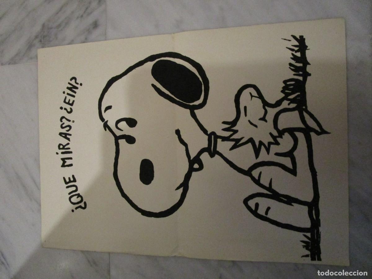 Coleccionismo de carteles: POSTER SNOOPY (BLANCO Y NEGRO) - Foto 1
