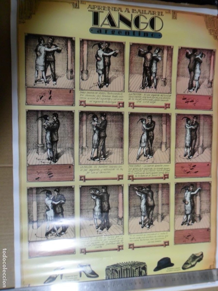 Coleccionismo de carteles: CARTEL EL TANGO ARGENTINO - Foto 1