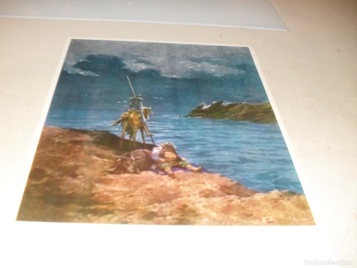 Collectionnisme d'affiches: BELLISIMA LAMINA,DEDICADA A D&ordm; QUIJOTE:CIUDAD DE BARCELONA,DE S.TUSELL,IMPRESA 1968