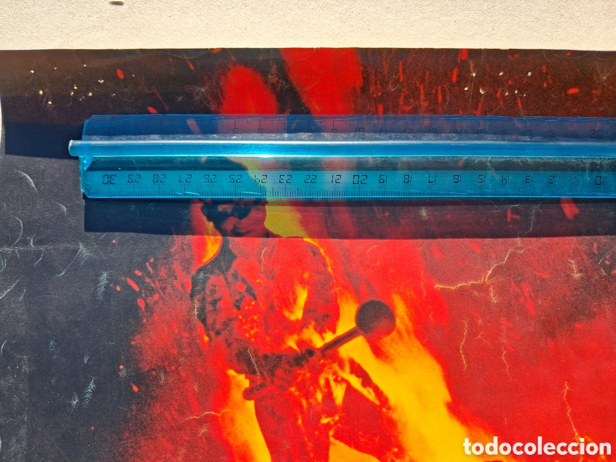 Coleccionismo de carteles: ESPAN̈A FALLAS DE VALENCIA. CARTEL ORIGINAL - Foto 2