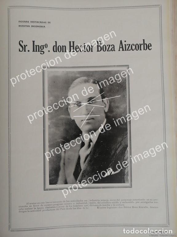 Poster collecting: CARTEL ANTIGUO, ING. HECTOR BOZA AIZCORBE, 1936 POLITICOS DE PERU