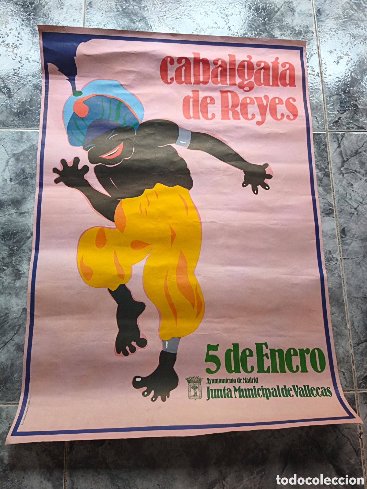 Coleccionismo de carteles: Poster Cabalgata de Reyes Vallecas - Foto 1