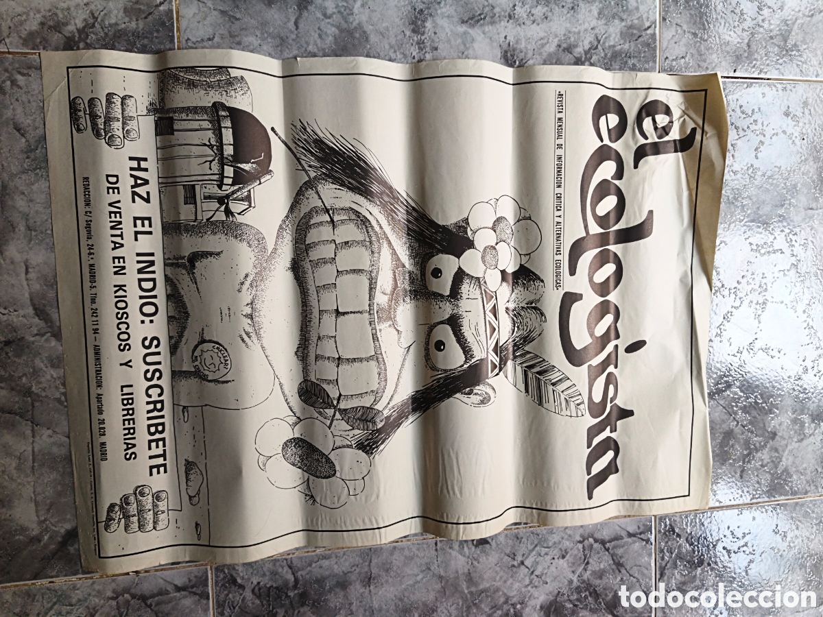 Coleccionismo de carteles: Poster revista El ecologista. - Foto 1