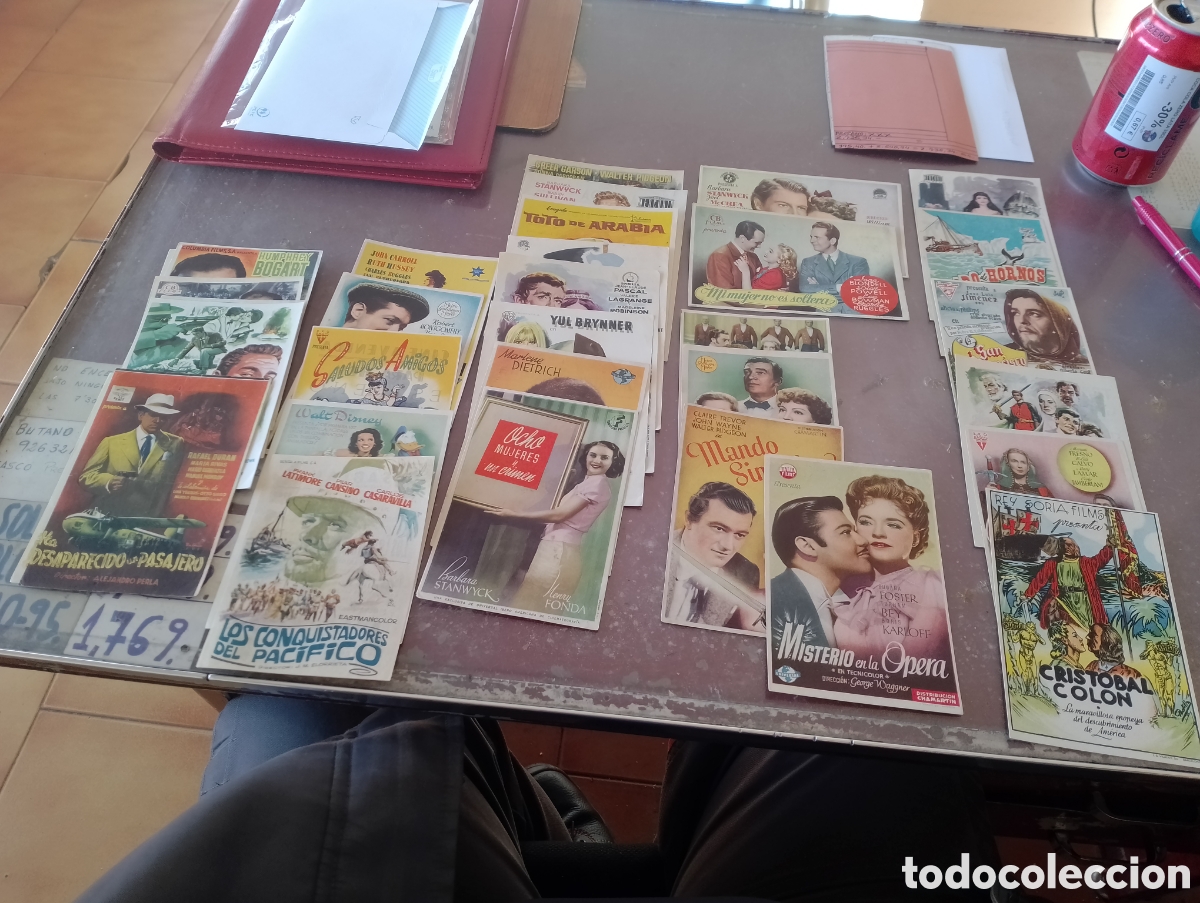 Coleccionismo de carteles: Programas de mano de cine muy antiguos - Foto 2