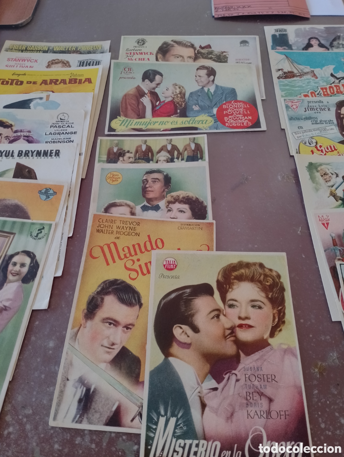 Coleccionismo de carteles: Programas de mano de cine muy antiguos - Foto 4