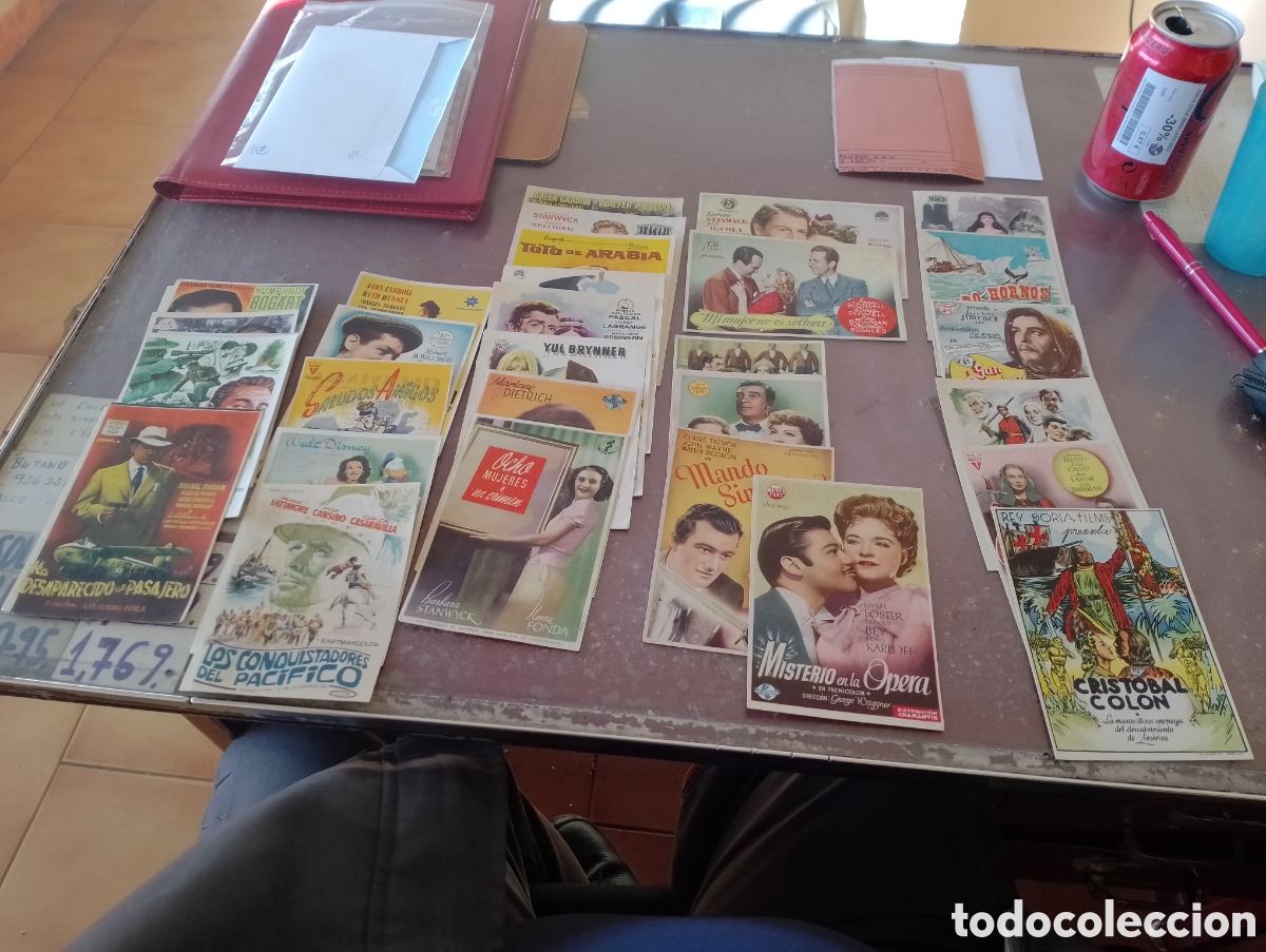 Coleccionismo de carteles: Programas de mano de cine muy antiguos - Foto 8