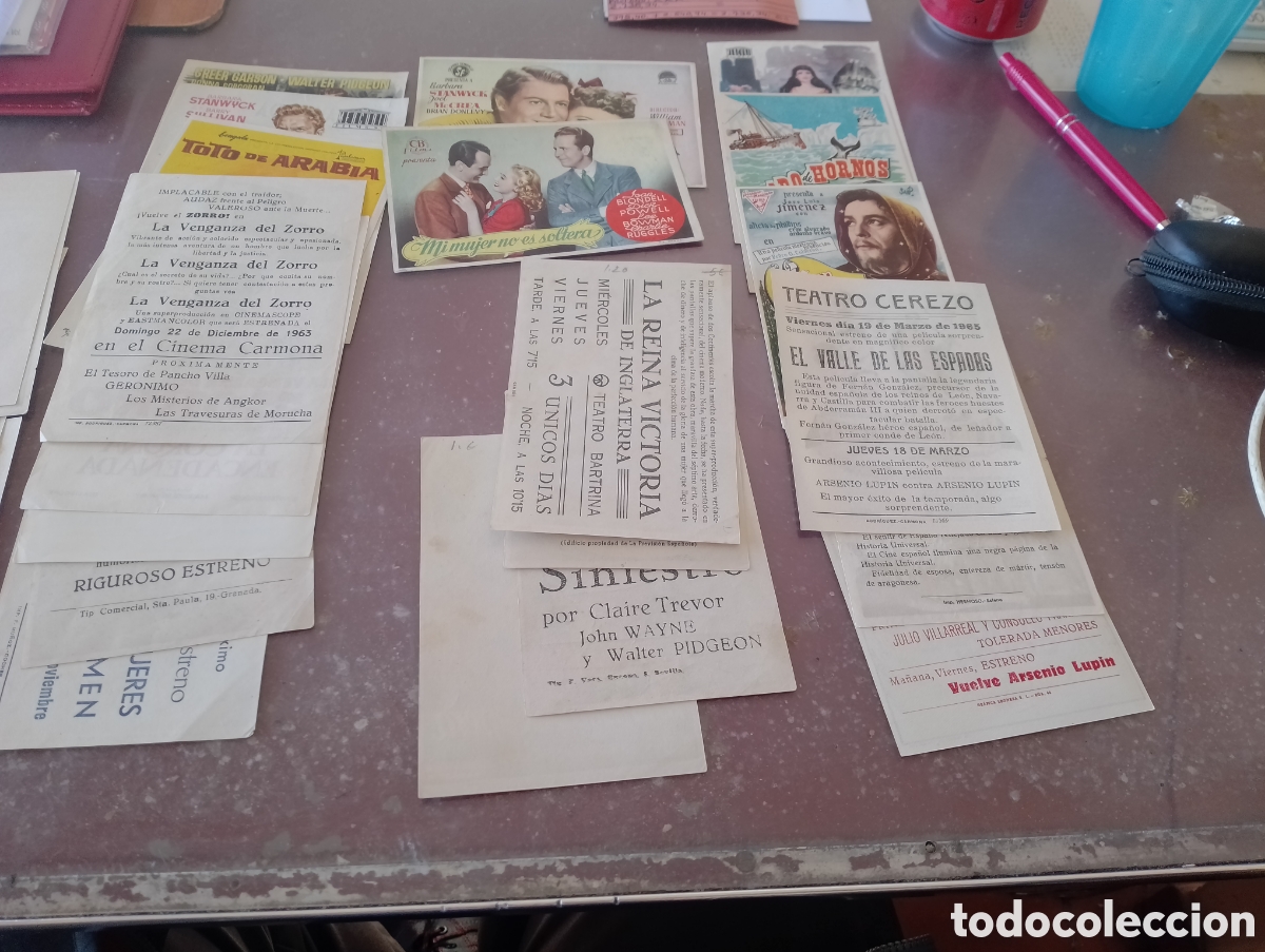Coleccionismo de carteles: Programas de mano de cine muy antiguos - Foto 10