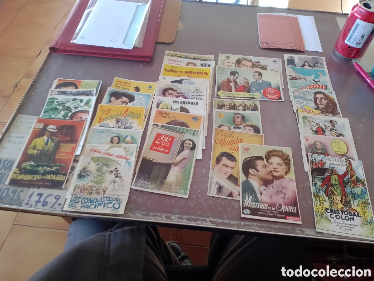 Coleccionismo de carteles: Programas de mano de cine muy antiguos - Foto 1
