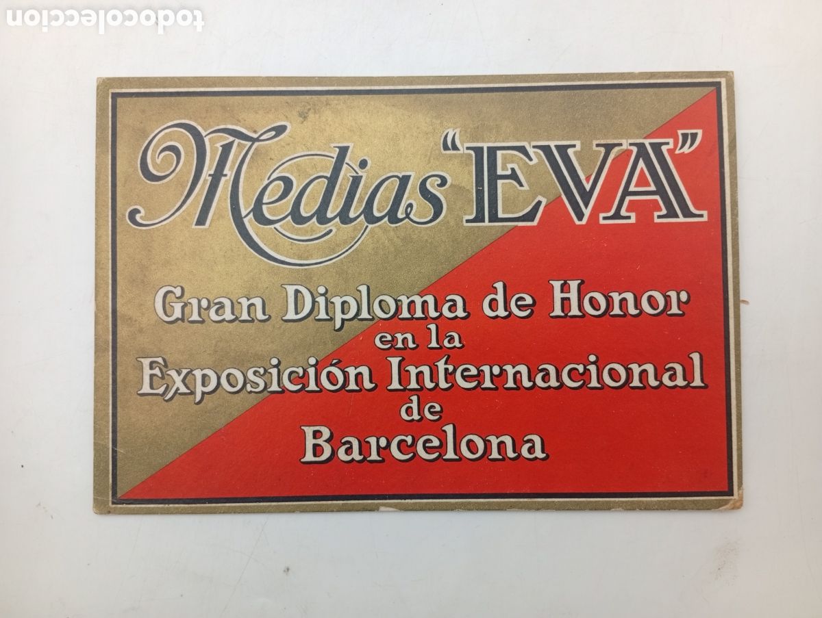 Colecionismo de cartazes: Peque&ntilde;o Cartel publicitario Medidas EVA en cart&oacute;n