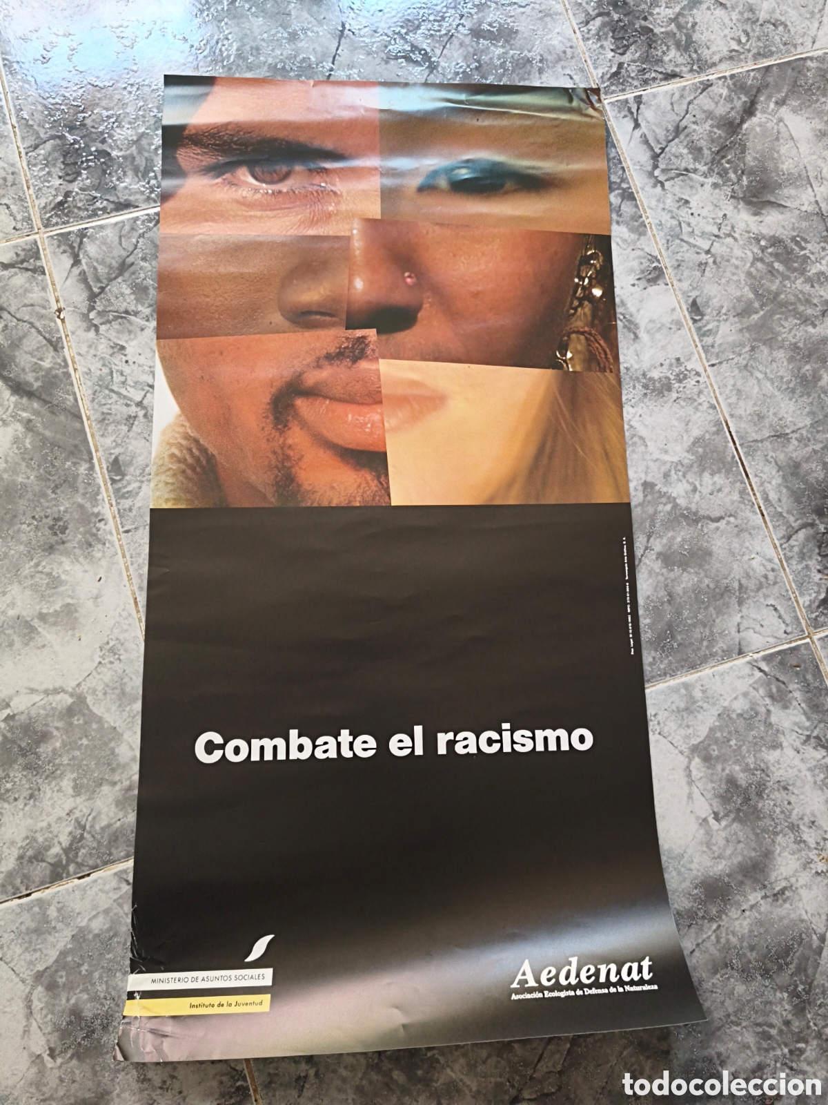 Coleccionismo de carteles: Poster Combate el racismo - Foto 1