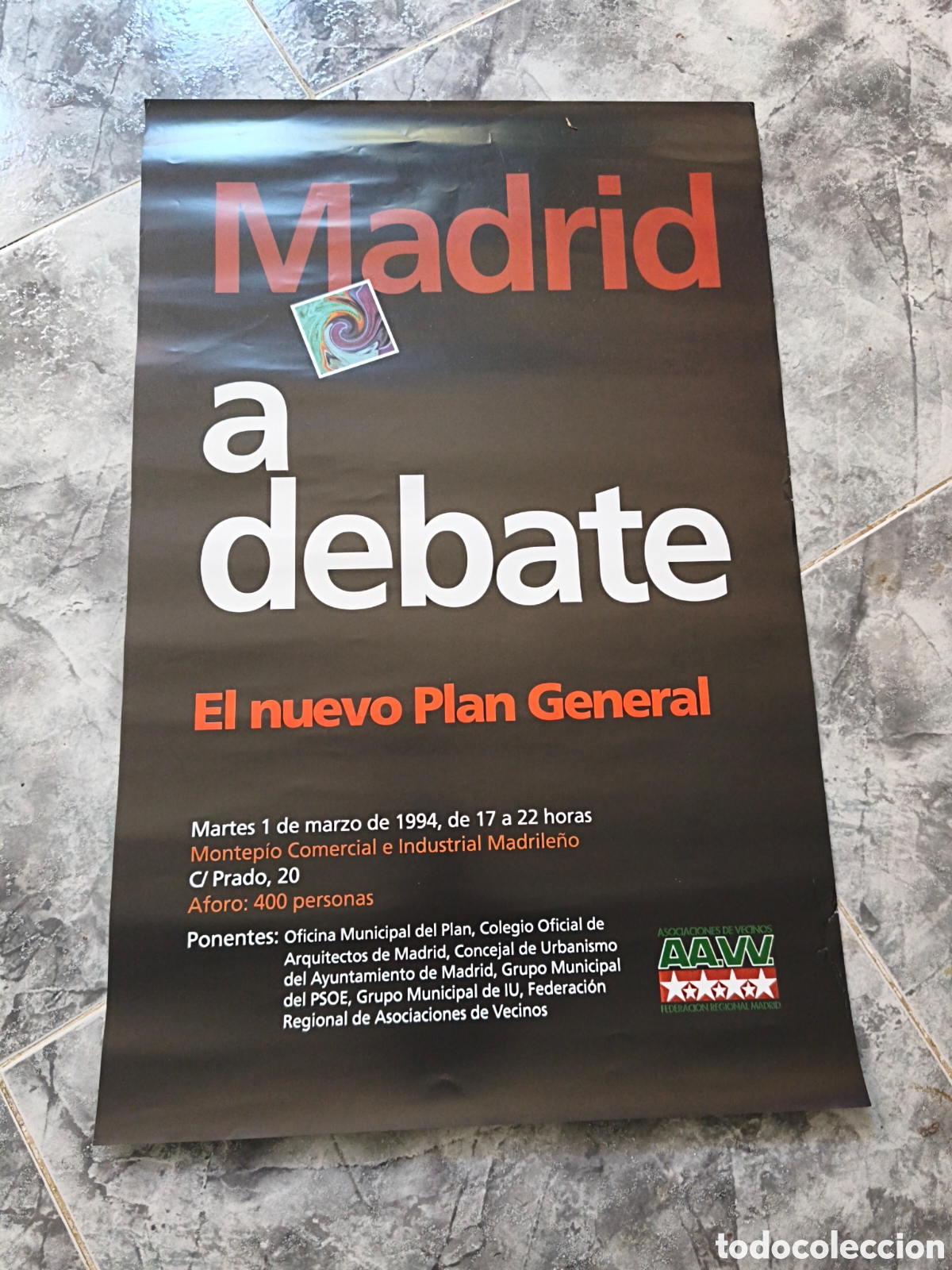 Poster collecting: Poster Madrid a debate