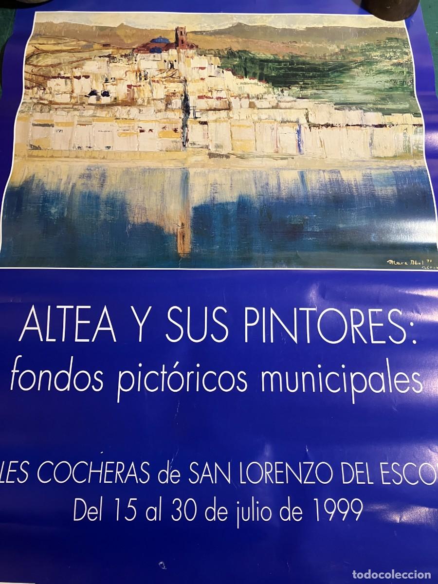Coleccionismo de carteles: Poster ALTEA Y SUS PINTORES- del 15 al 30 JULIO 1999 . 32x49 cm.