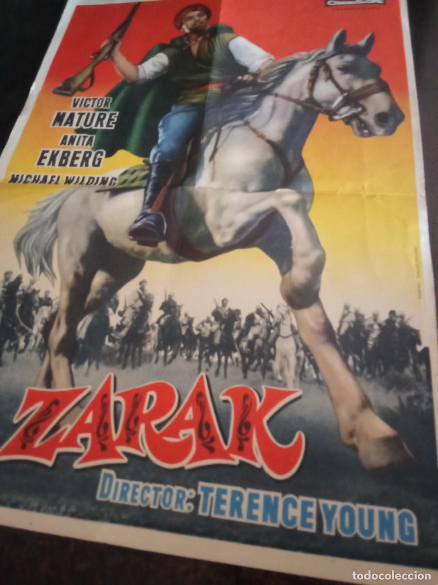 Coleccionismo de carteles: Zarak.Con Victor Mature. - Foto 1