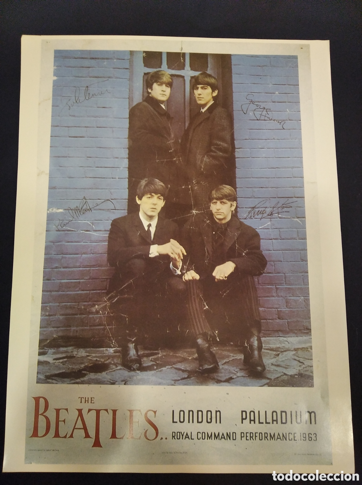 Coleccionismo de carteles: P&oacute;ster Musical Vintage The Beatles